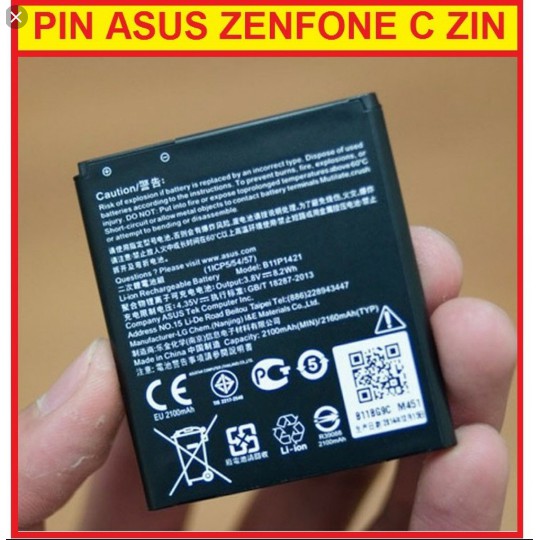 Pin Asus Zenfone C Z007, C Plus ZC451CG 2160mAh - Hàng nhập Khẩu (Đen)