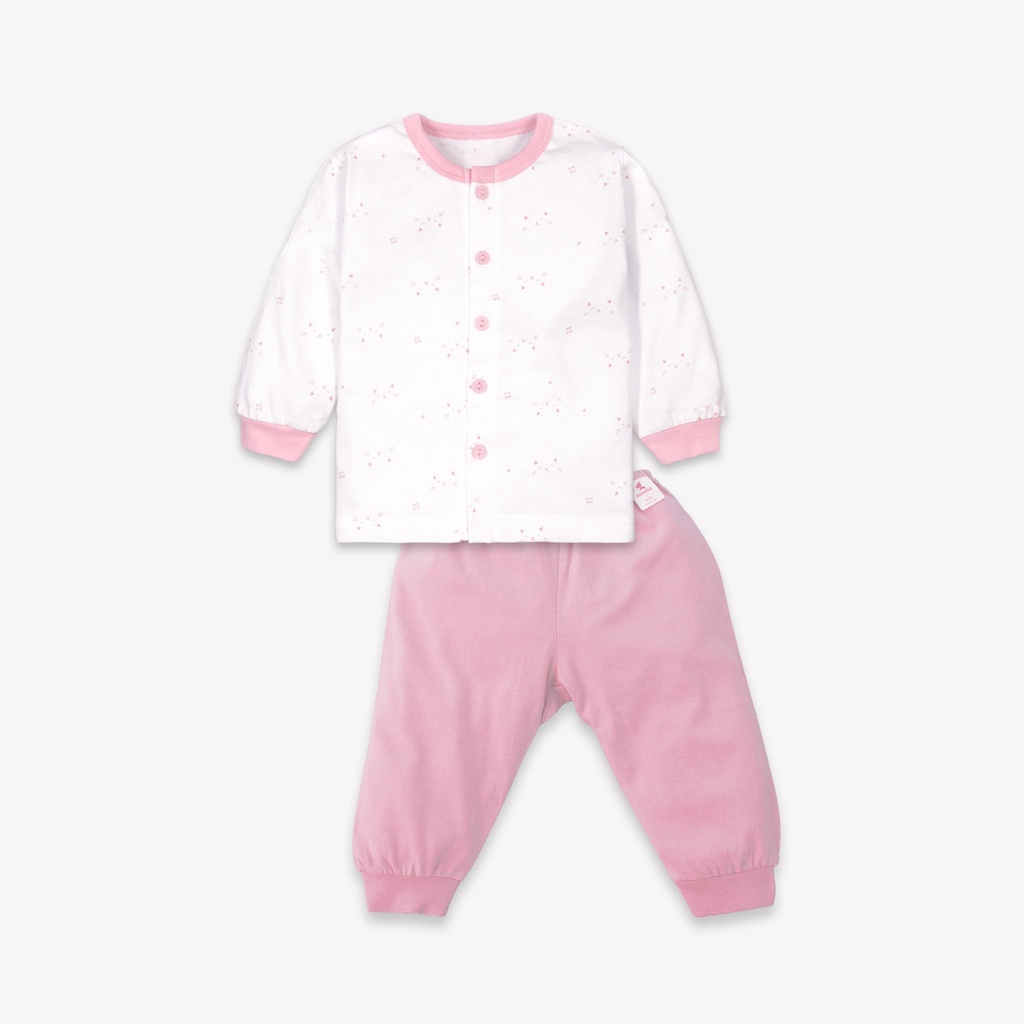 Bộ Sơ Sinh Cotton MIOMIO - Tay Dài, Nút Giữa New Cho Bé Trai, Bé Gái