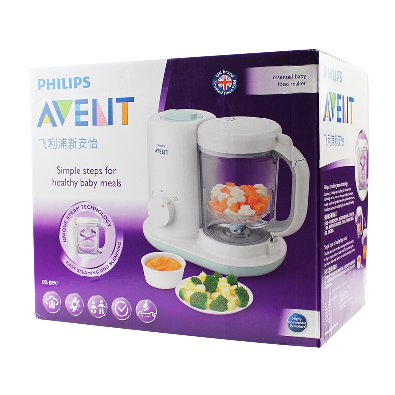 Máy Hấp Và Xay Thức Ăn 2 in 1 Philips Avent SCF862