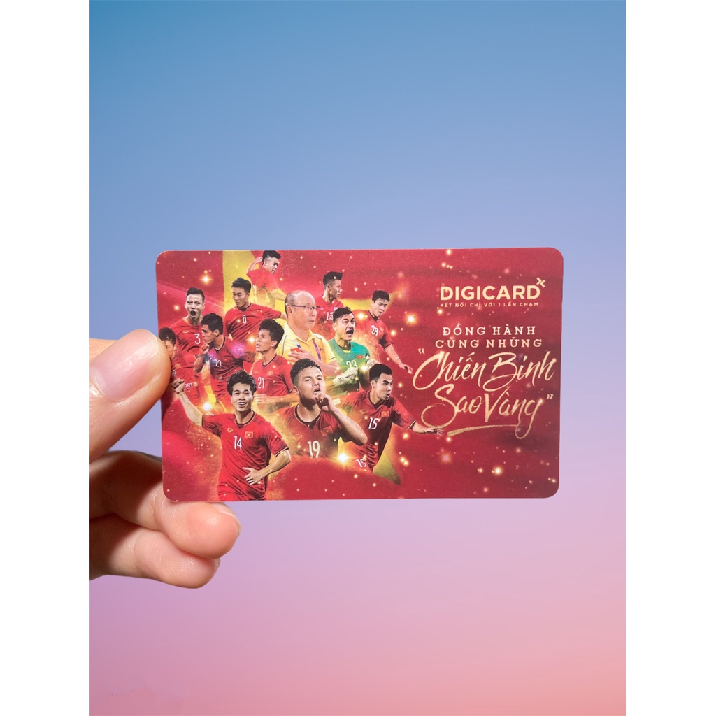 Thẻ thông minh Digicard phiên bản Bóng đá giới hạn - Danh Thiếp/Card visit thông minh thế hệ mới