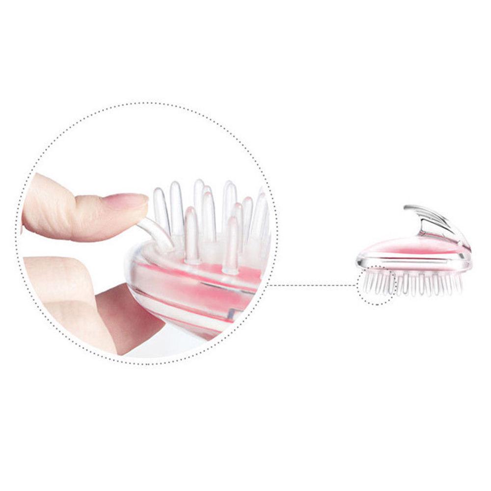 1 Bàn Chải Silicone Mát Xa Da Đầu