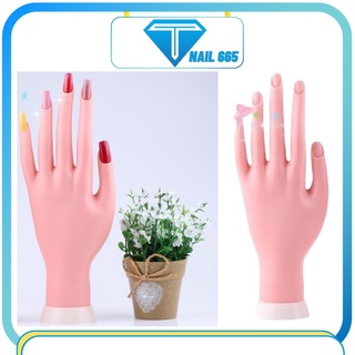 Bàn tay giả silicon , Bàn tay giả nhưa học làm mẫu nail cao cấp
