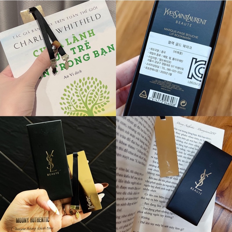 Gương YSL-gift / Móc khoá YSL-gift siêu sang cho tín đồ đọc sách