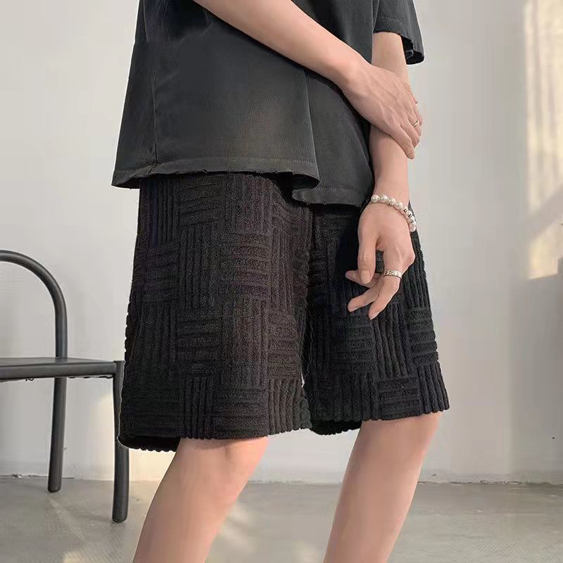 Quần Short Dáng Rộng In Nổi Họa Tiết Độc Đáo Thời Trang Mùa Hè 2022 Thời Trang Cho Nữ