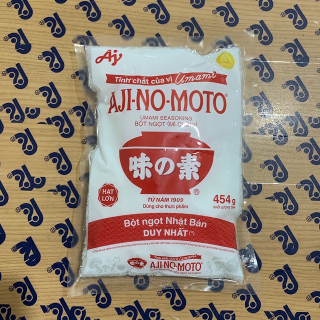 Bột ngọt Ajinomoto hạt to, bịch 454g