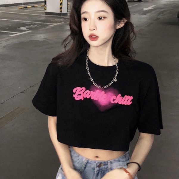 Áo Thun Croptop Tay Ngắn Dễ Phối Đồ Thời Trang Cho Nữ WT-TX-450