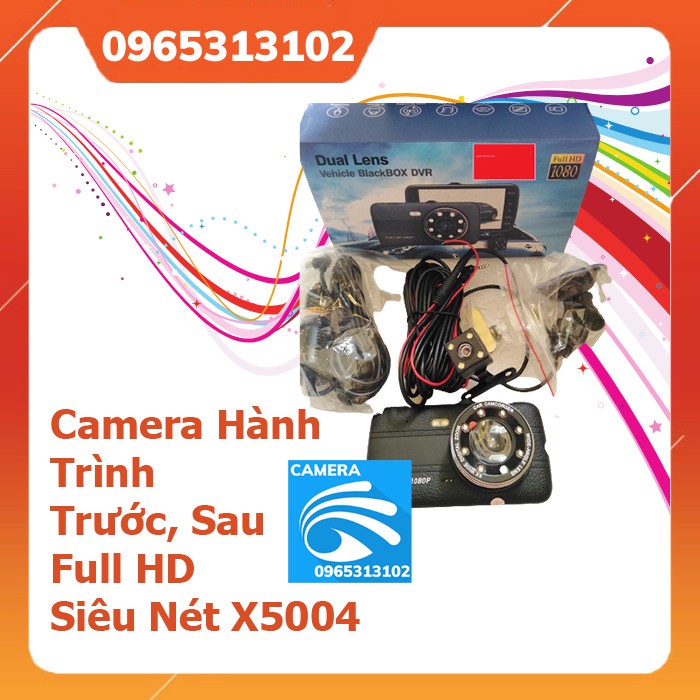 Camera hành trình trước và sau- Full HD siêu nét X5004 | BigBuy360 - bigbuy360.vn