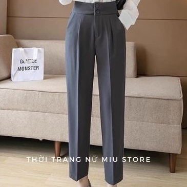 Quần Baggy Cạp Cao Hai Cúc Siêu Tôn Dáng m830 | BigBuy360 - bigbuy360.vn