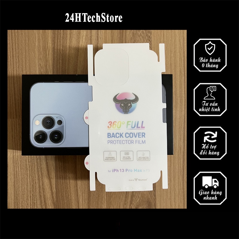 Miếng dán PPF cao cấp trong và nhám chống vân tay cho iPhone 12/12Pro/12Pro max/13/13Pro/13Pro max giá rẻ