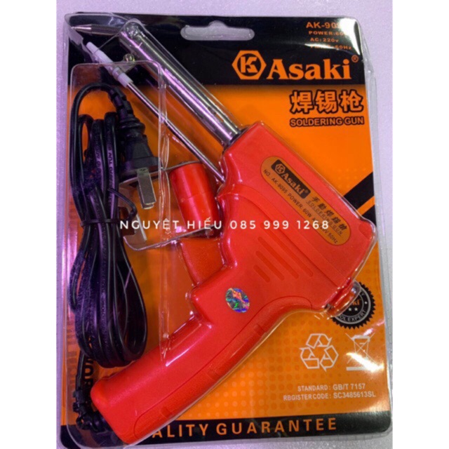 [NK] Mỏ hàn điện tử tự động đẩy thiếc Asaki AK-9095