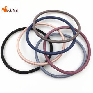 (Combo 5 sợi) thun cột tóc, chun cột tóc trơn cho nữ - Socnaukids (Chọn hoạ tiết ngẫu nhiên)