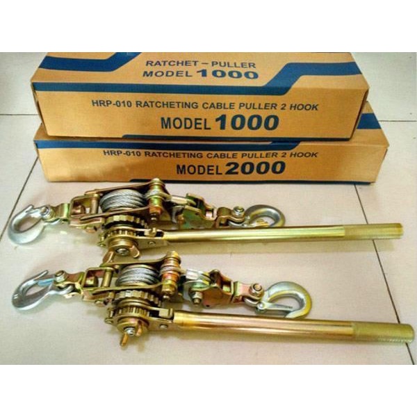 Pa lăng lắc cáp 3 tấn, ba lăng cáp lắc tay tải trọng 3 tấn cáp 6ly dài 1.5 mét dùng trong cáp quang - Cơ Khí Liên Sơn