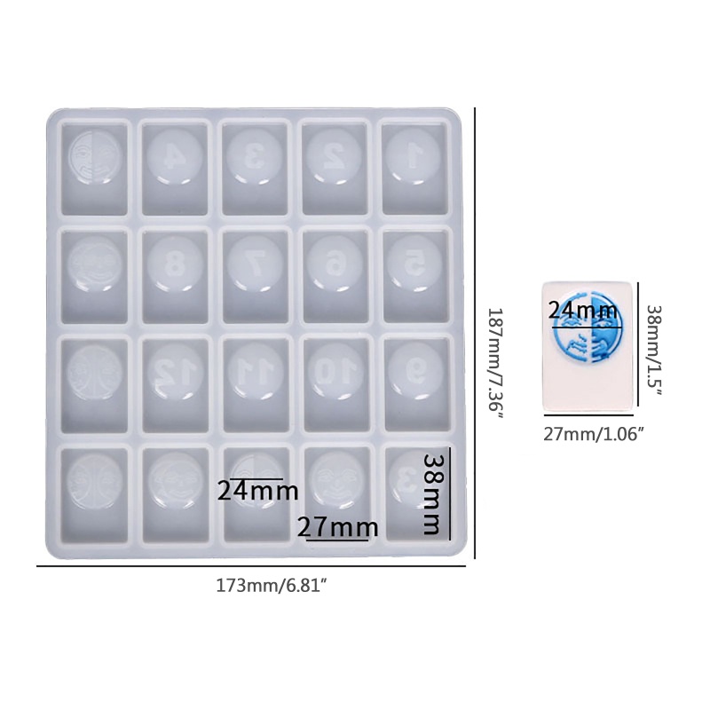 Khuôn Làm Thẻ Bài Trò Chơi Mạt Chược Vui Nhộn