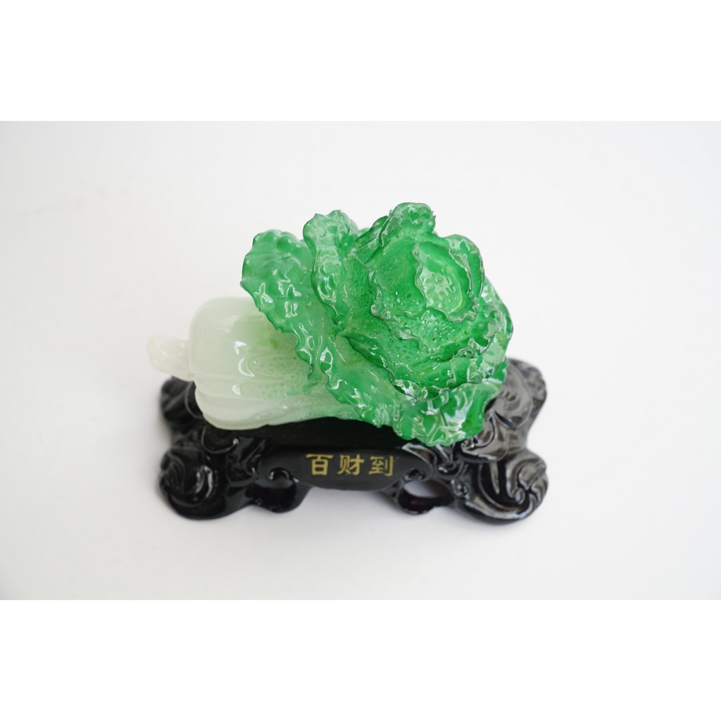 Tượng bắp cải phong thủy chiêu tài phát lộc - Cao 10cm | BigBuy360 - bigbuy360.vn