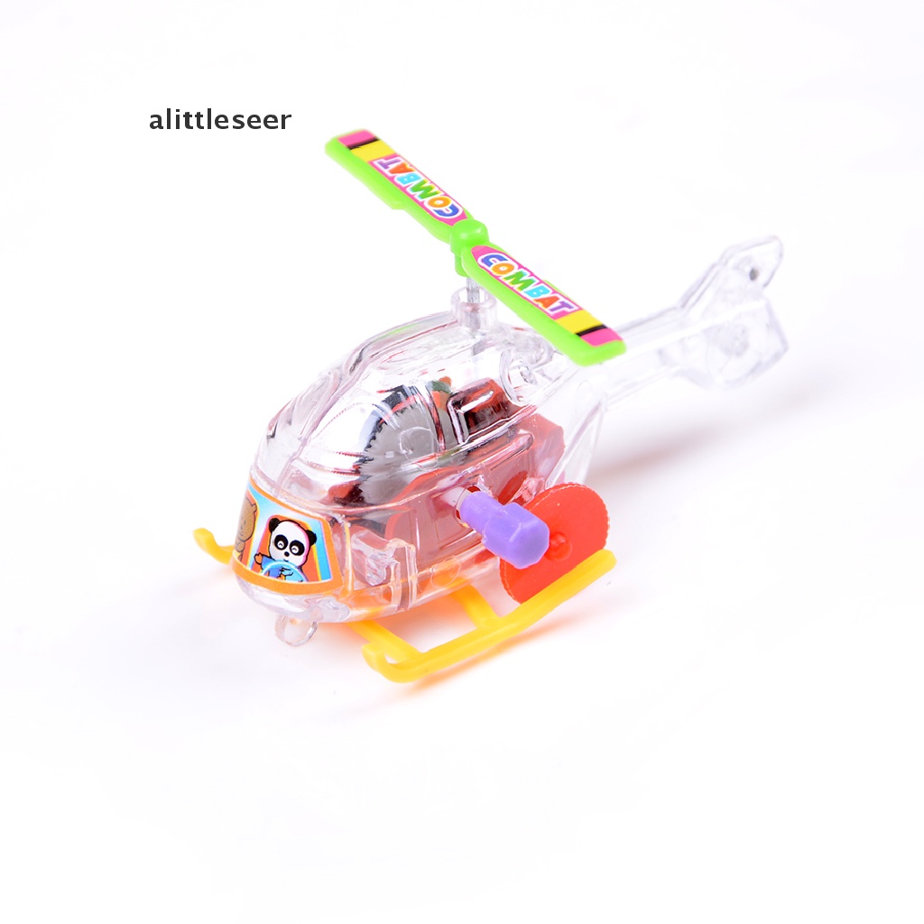 2 Máy Bay Đồ Chơi Mini Lên Dây Cót Trong Suốt