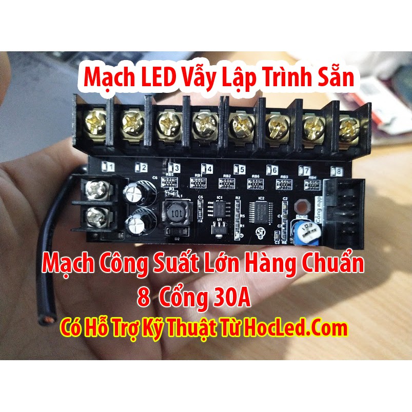 Mạch Điều Khiển LED Vẫy 8 Cổng 30A Công Suất Lớn OneLED Hàng Chuẩn Giá Tốt