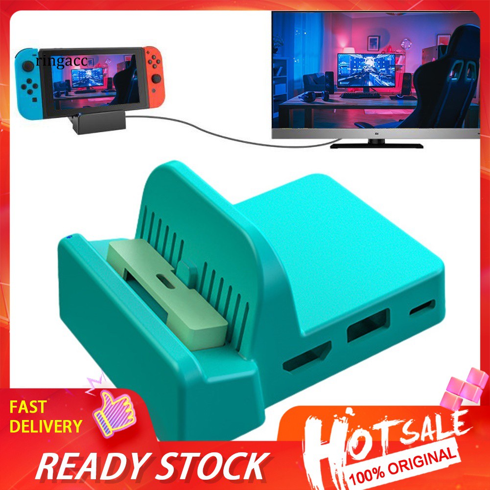 Đế sạc kiêm đế tản nhiệt cho tay cầm điều khiển chơi game NS Switch thiết kế dễ mang theo DIY