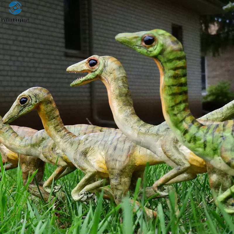 Life-Size Dinosaur Model Resin Garden Ornament Handmade Staute Yard Decoration