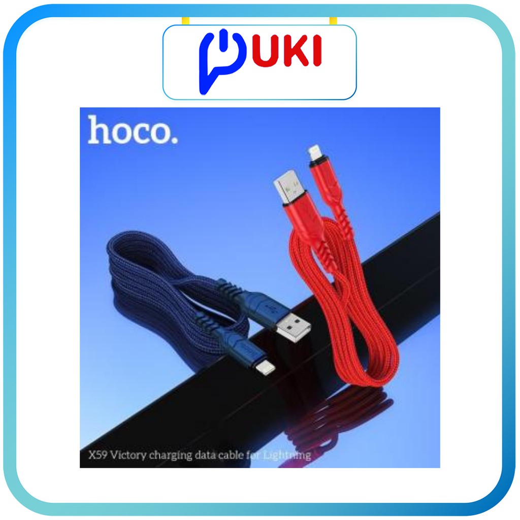 Mua dây sạc iphone/android/typec zin 7/7plus/8/10 plus chính hãng Hoco X59