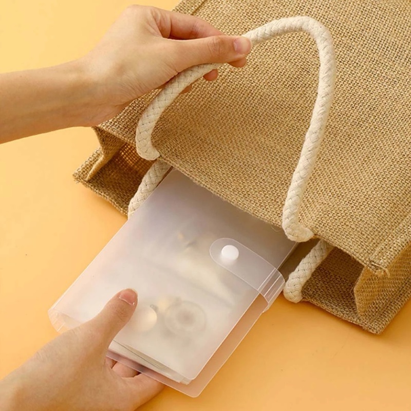 Hộp Nhựa PVC Trong Suốt 120 Ngăn Đựng Trang Sức Chống Bụi Bẩn Tiện Dụng