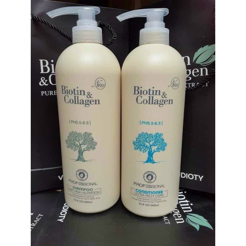 cặp gội xả biotin colagen