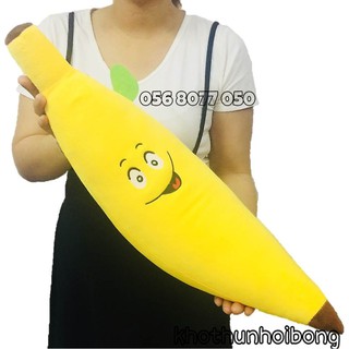 GỐI ÔM HÌNH TRÁI CHUỐI CHO BÉ 1 TUỔI MẶT CƯỜI MẪU MỚI