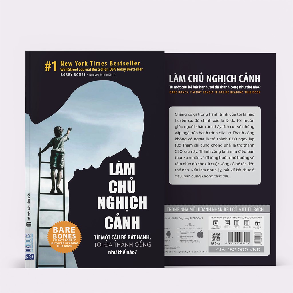 Sách - BIZBOOKS - Làm Chủ Nghịch Cảnh - Từ một cậu bé bất hạnh, tôi đã thành công như thế nào?