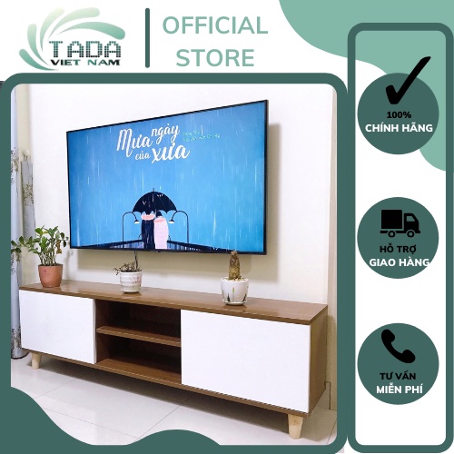 KỆ TIVI ĐỂ SÀN 2 CÁNH MỞ THƯƠNG HIỆU TADA