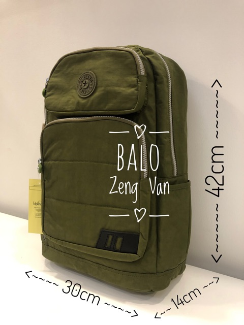 Balo Laptop KIPLING 113 dây kéo bên