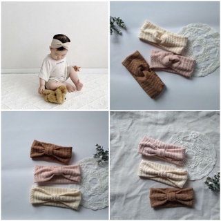 BĂNG ĐÔ ( TURBAN ) VẢI LEN HÀN QUỐC SIÊU MỀM MỊN CHO BÉ THỜI TRANG THU - ĐÔNG