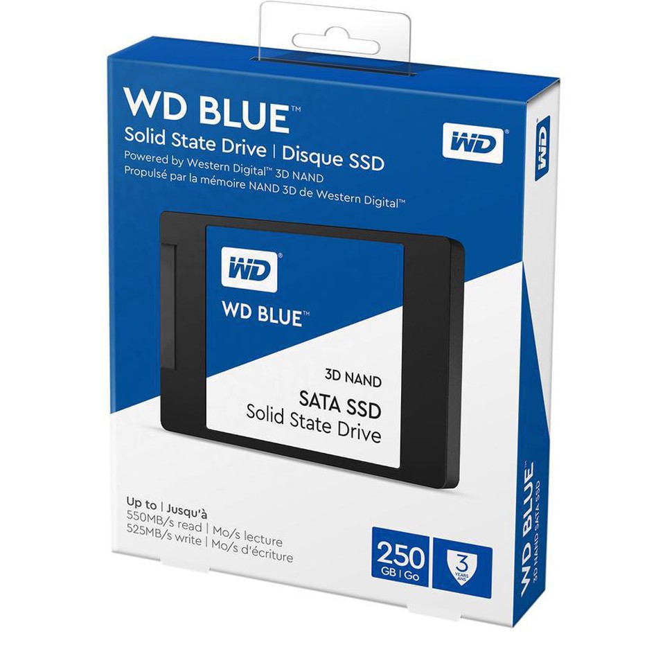 Ổ Cứng WD SSD BLUE 250GB R550MB/W525MB [Chính Hãng BH 5 Năm]