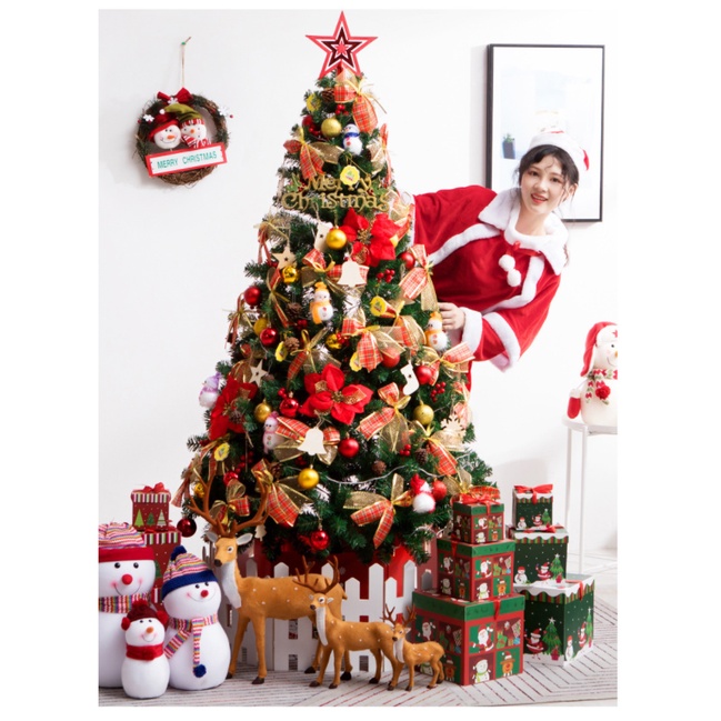 Hộp 44 Quả Châu Trang Trí Cây Thông Noel Tiệc Giáng Sinh