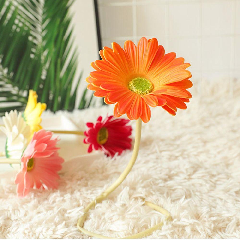 Cành Cây Gerbera Nhân Tạo Trang Trí Bàn Tiệc Cưới|Hoa Giả Trang Trí Nội Thất Đẹp Mắt