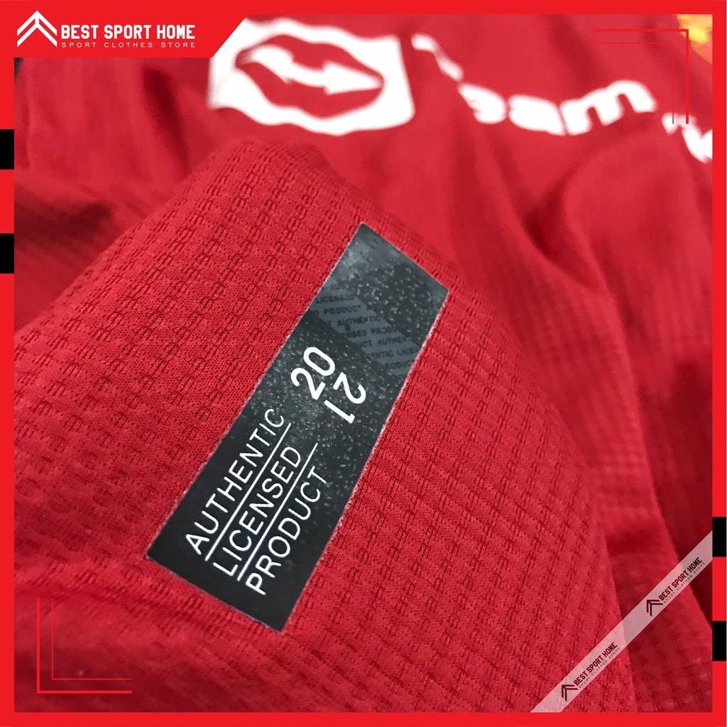 Quần Áo Bóng Đá MU Sân Nhà - Manchester United Homekit 21/22 Màu Đỏ Vải Dệt Kín Mềm Size Âu - In Ấn Theo Yêu Cầu