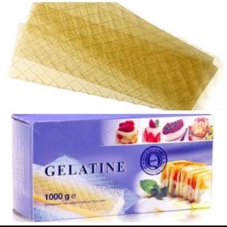Gelatin lá ( sét 5 lá)