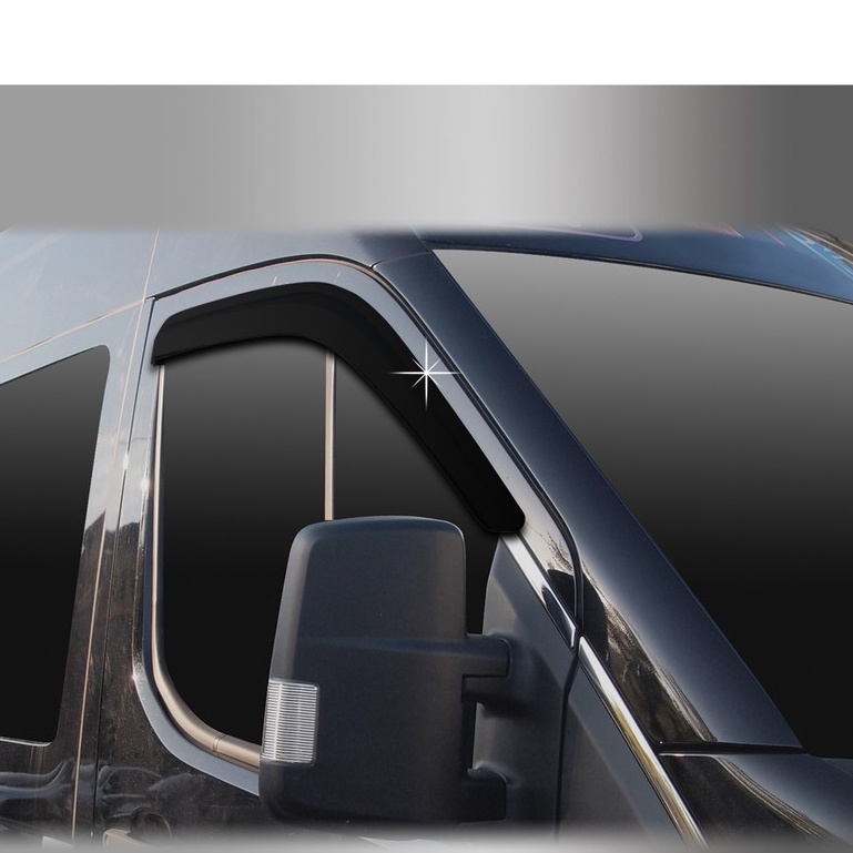 Vè che mưa nhựa đen xe Solati đời xe 2018 - 2023 - Bộ 2 vè Hàng Nhập Hàn Quốc