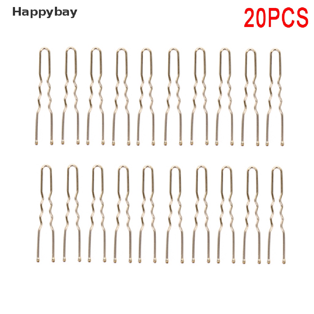 Bộ 20 Kẹp Tóc Kim Loại Hình Chữ U Cho Nữ