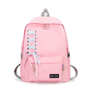 Balo ulzzang thắt nơ trên đựng laptop, giấy A4 X63