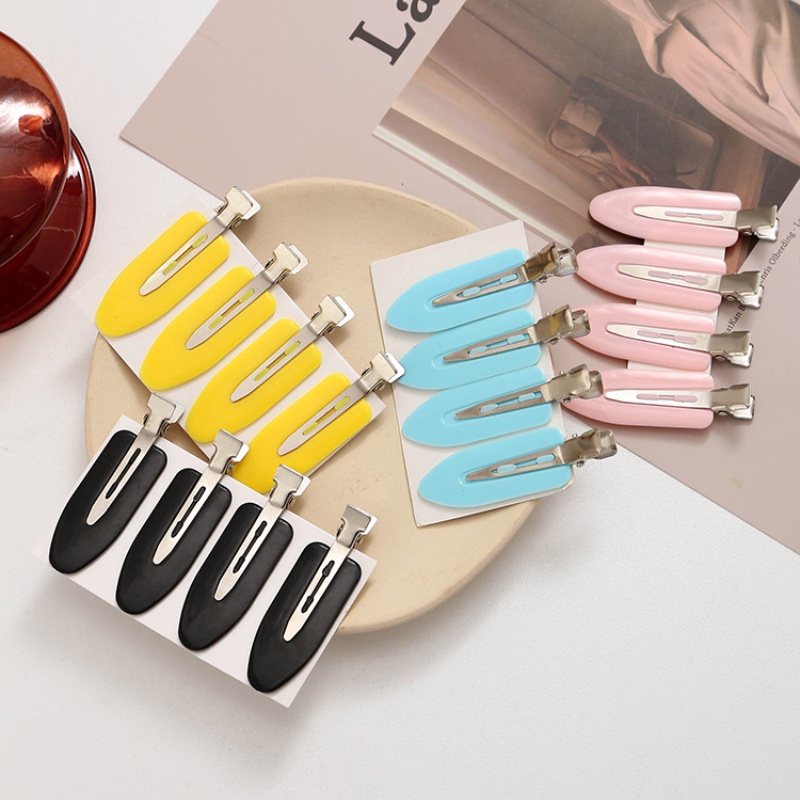 Kẹp Tóc Mái Màu Sắc Đơn Giản Phong Cách Hàn Quốc Dành Cho Nữ