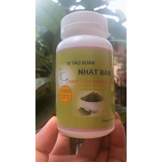 Tảo soắn bột  spirulina nhật bản lọ 100g