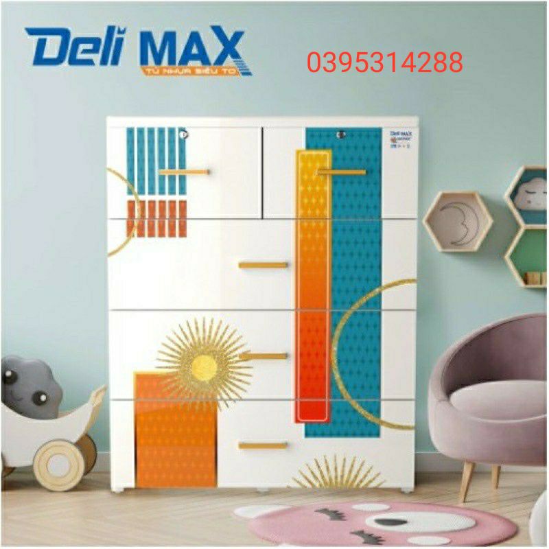 Tủ DELI MAX 6 tầng  và 5 tầng cao cấp ( ngang 9 tấc)