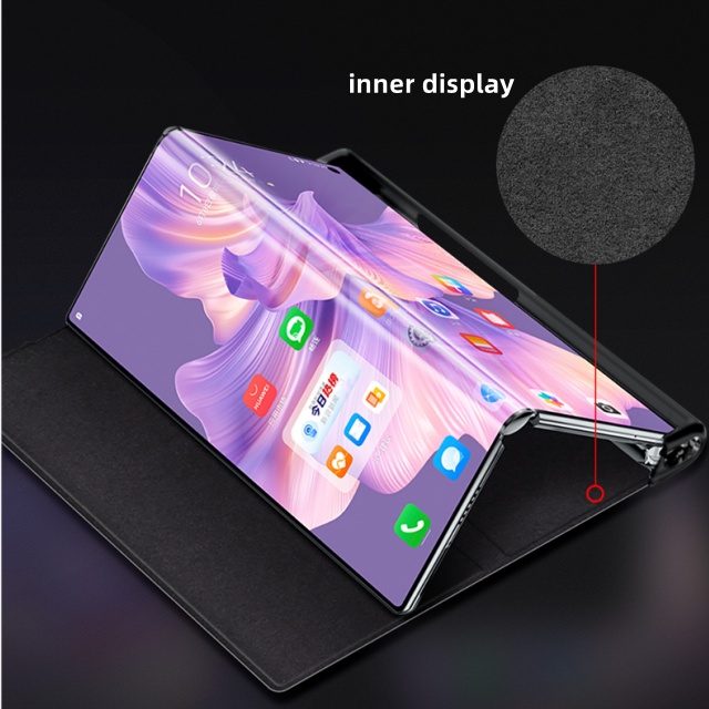 Ốp Điện Thoại Da Bảo Vệ Toàn Diện Có Giá Đỡ Cho Huawei Mate XS 2 2022 Xs2