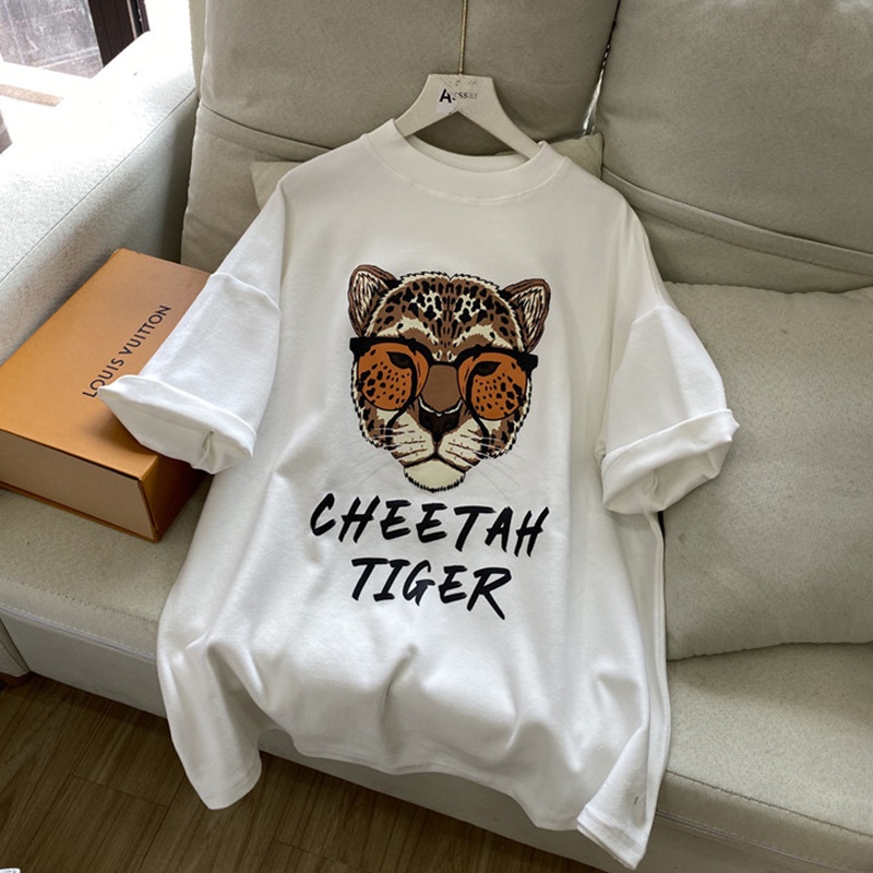 Áo Thun Unisex Cổ Tròn Tay Ngắn Phong Cách Hàn Quốc Thời Trang Mùa Hè 2022