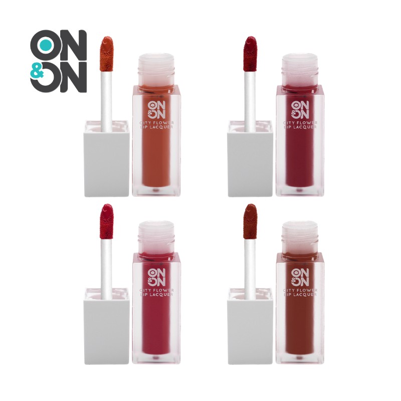 [ Có Kèm Deal Sốc ] Son Kem & Má Hồng Dạng Tint City Flower Lip LacQuer On&On Cao Cấp Tích Hợp Tiện Lợi | BigBuy360 - bigbuy360.vn