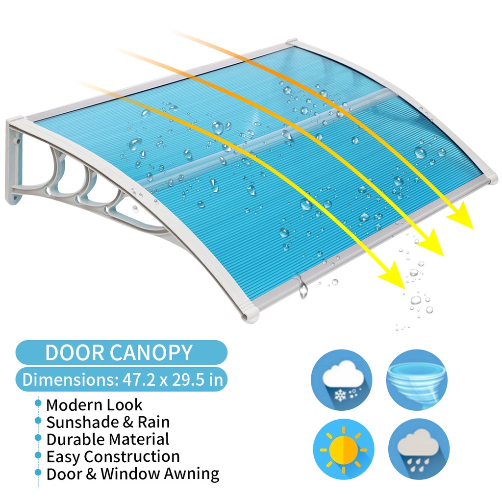Mái Hiên Cửa Ra Vào / Cửa Ra Vào Bền Bỉ 47.2X29.5 in