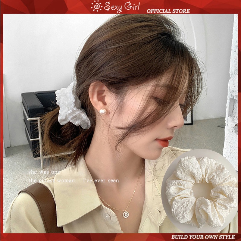 Dây Buộc Tóc Đơn Giản Phong Cách Pháp Thời Trang 2022