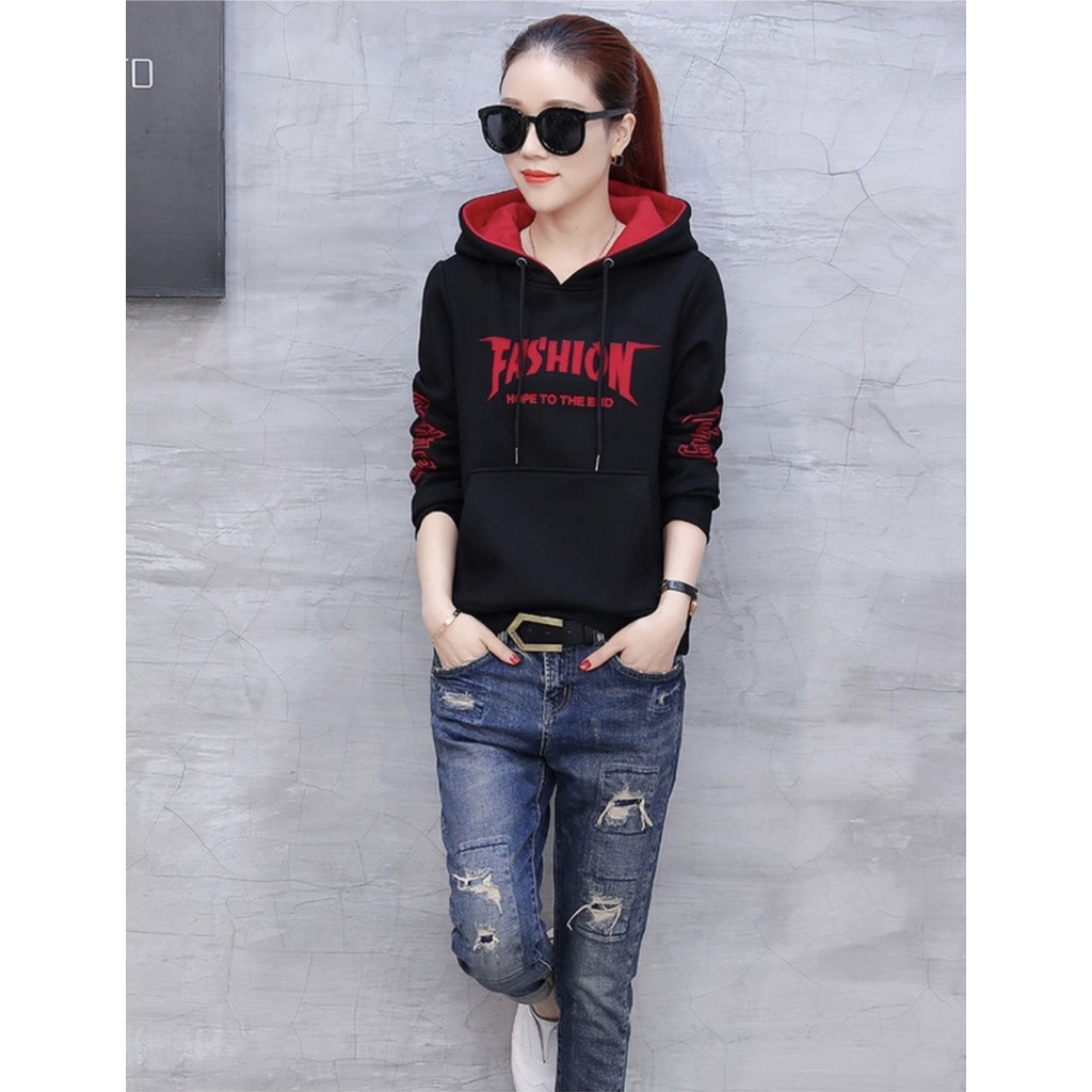 Áo Hoodie Nón Chui Trùm Đầu Nữ Nam Unisex Chất Vải Nỉ Poly Nam Nữ, Fashion WAH030NO | BigBuy360 - bigbuy360.vn