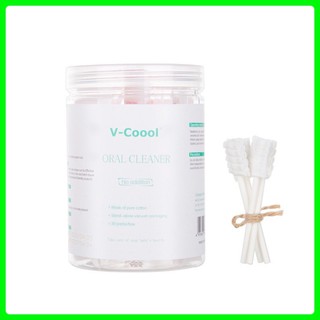 Hộp 30 que tưa lưỡi, gạc rơ lưỡi VCOOL giúp vệ sinh miệng cho bé sơ sinh, đã được tiệt trùng an toàn cho bé -B8