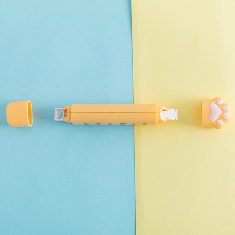 1 Bút Xóa Kéo & Keo Hai Mặt Đa Năng Hình Mèo Dễ Thương C6535