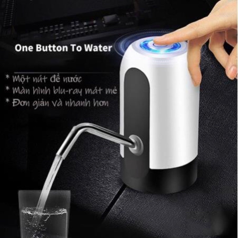 Máy hút nước điện tử cho bình nước khoáng, cổng sạc usb tiện lợi